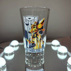 Bumblebee transformer Drinking glass